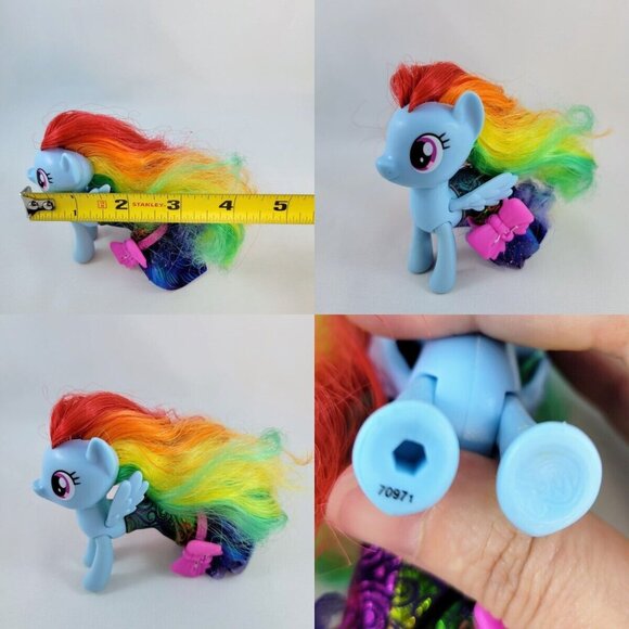 My Little Pony Lot Applejack Rainbow Dash Fluttershy Land And Sea Pinkie Pie Rea - Picture 6 of 16